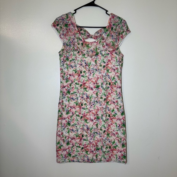 Free People Dresses & Skirts - Free People Multicolor Floral Lace Sheath Dress